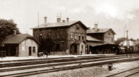 Bahnhof um 1897