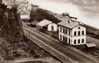 Bahnhof um 1863